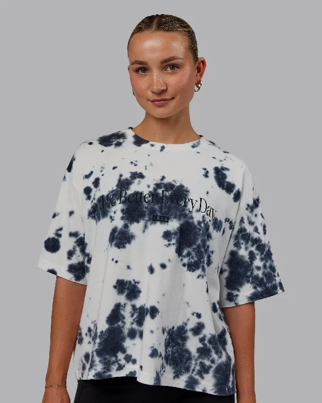 White-Black-Tiedye / S