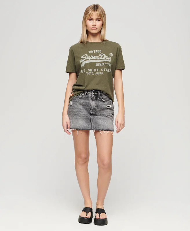 Vintage Logo Heritage Relaxed T-Shirt | Khaki Marle