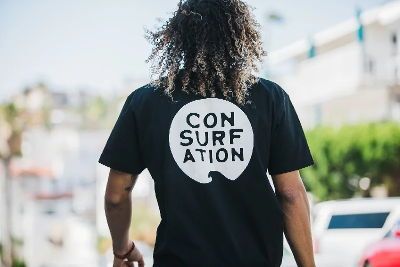 Con-surf-ation Black Tee