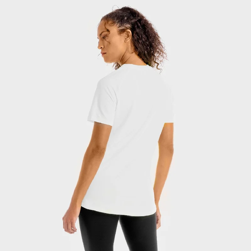 Core Mesh Tee - White