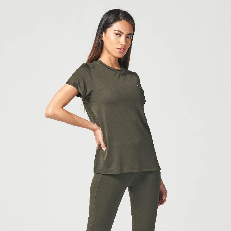 Essential Relaxed Fit Tee - Khaki