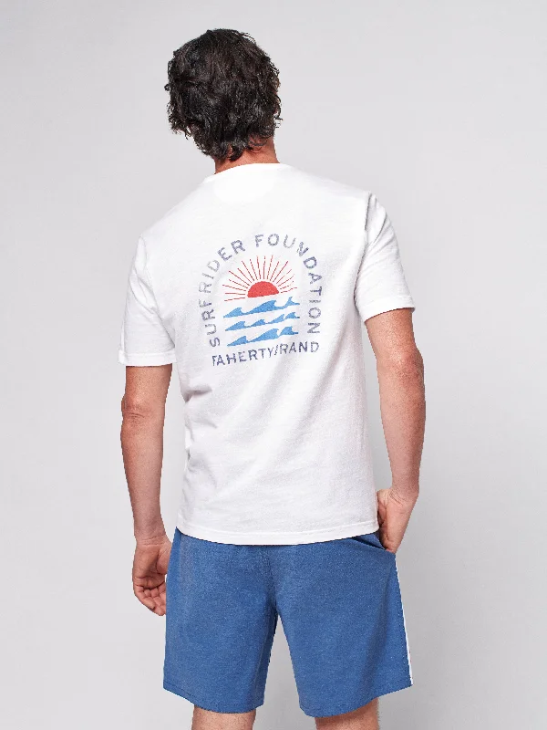 Faherty x Surfrider Tee (white)