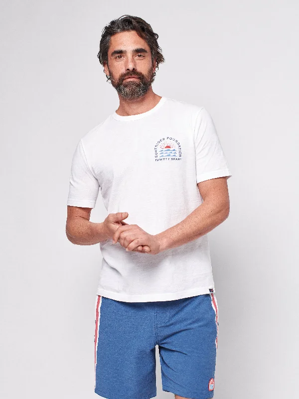 Faherty x Surfrider Tee (white)