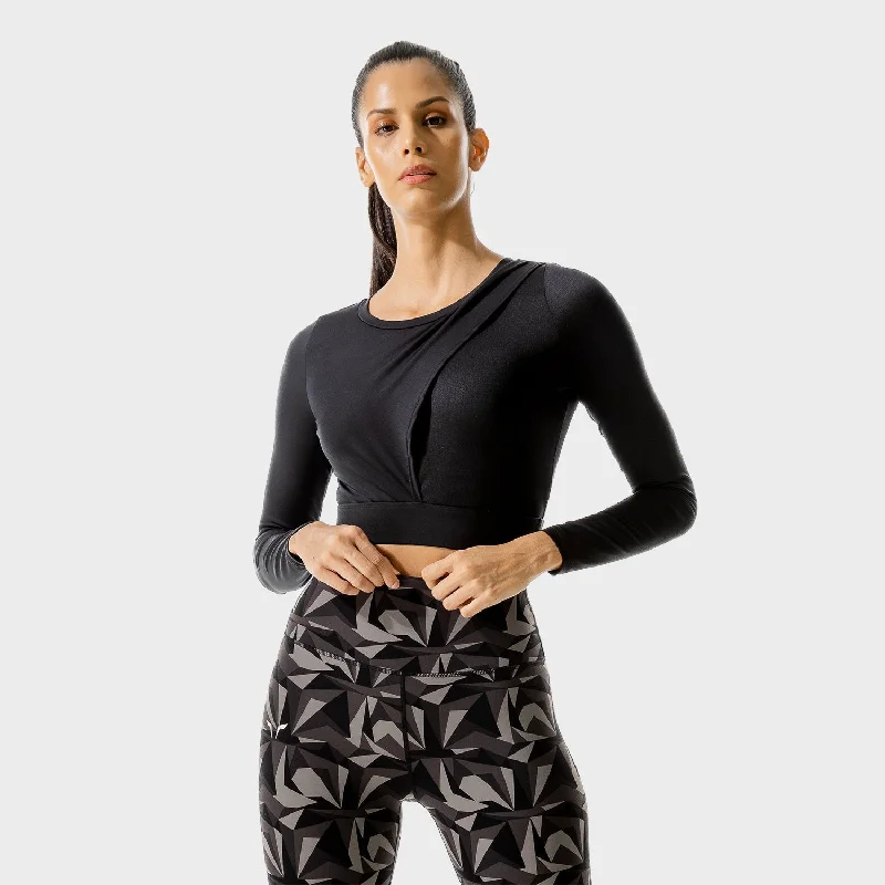 LAB360° Wrap Top - Black