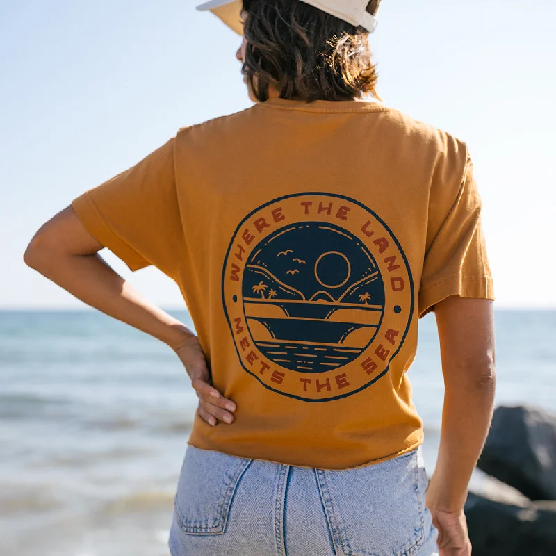 Land & Sea Tee - Gold