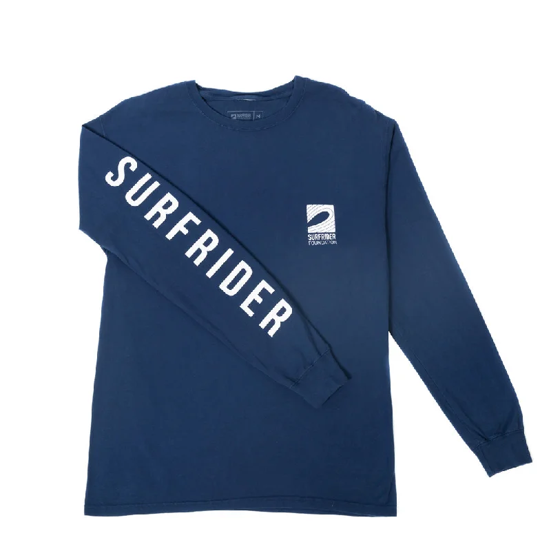 Logo Long Sleeve Shirt (Navy)