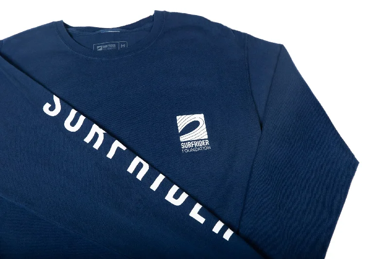 Logo Long Sleeve Shirt (Navy)