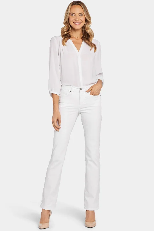 Marilyn Straight Jeans - White