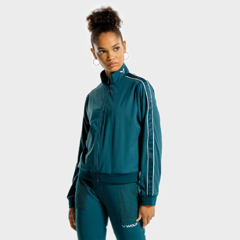 Noor Track Top - Teal