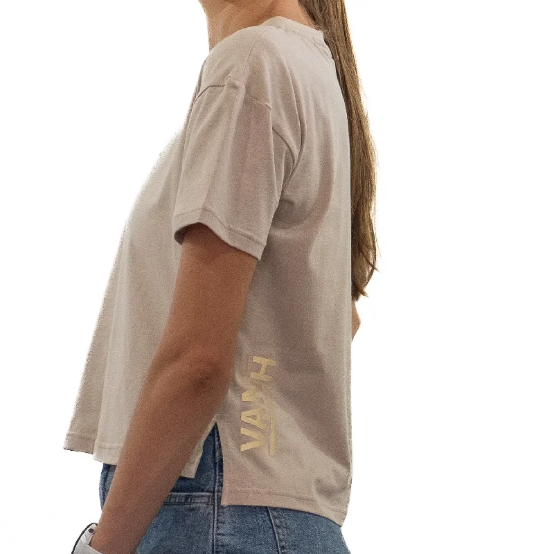 Sand Boxy Tee