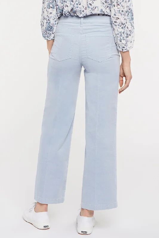 Teresa Wide Leg Ankle Pants - Arctic Ice