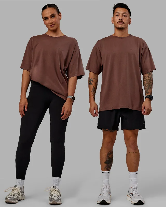 Unisex Deluxe PimaFLX Tee Oversize - Peppercorn