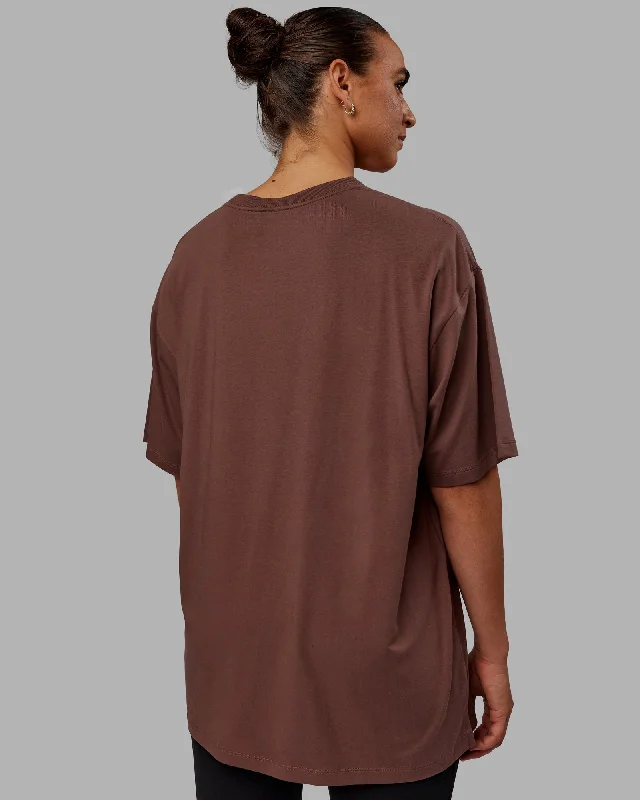 Unisex Deluxe PimaFLX Tee Oversize - Peppercorn