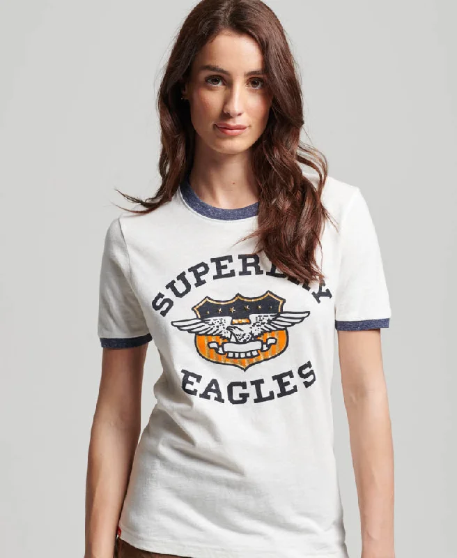 Vintage Americana Graphic T-Shirt | Ecru/ Rich Navy