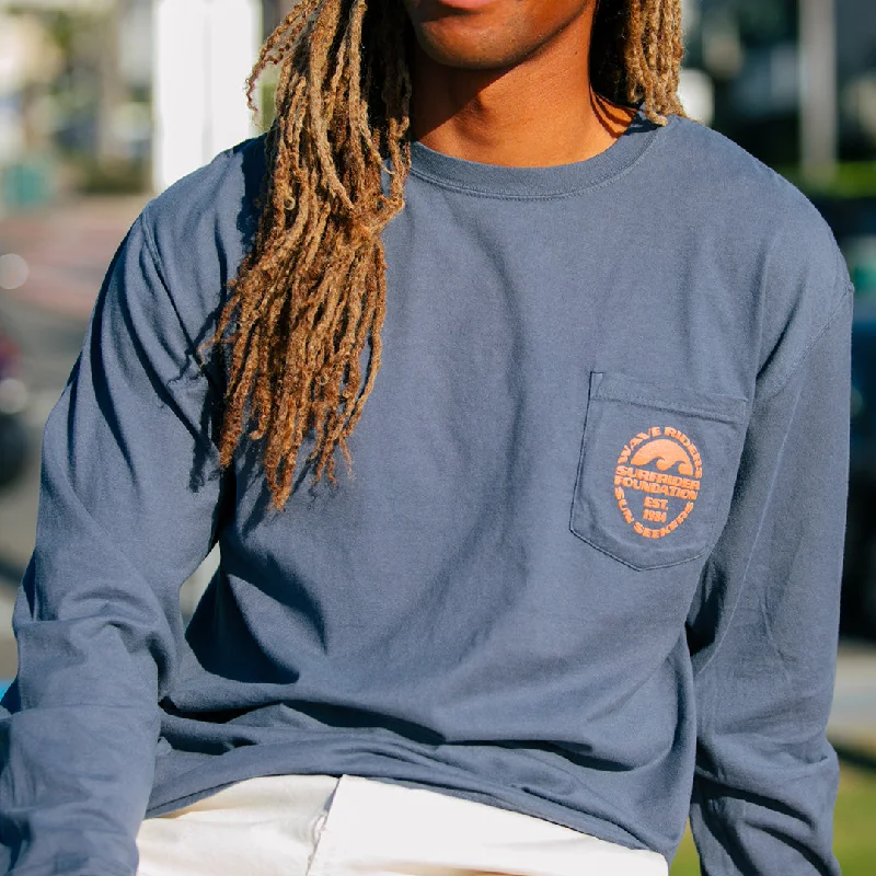 Wave Riders Long Sleeve Pocket Tee