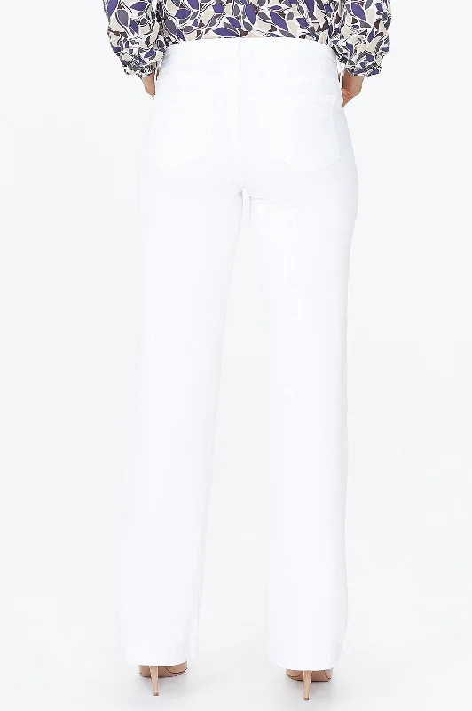 Wide Leg Trouser Jeans - Optic White