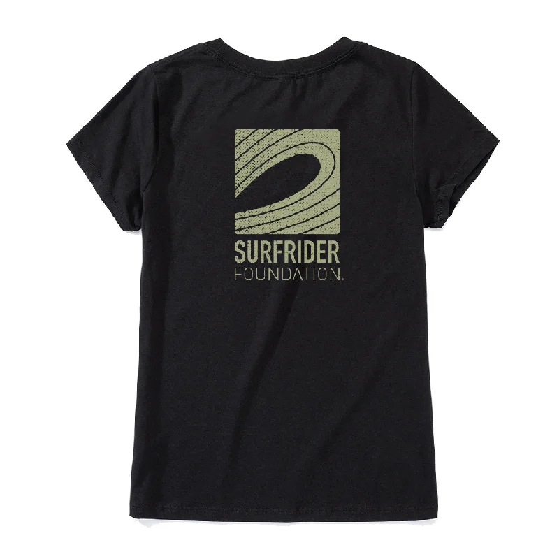 Womens Black Logo Tee