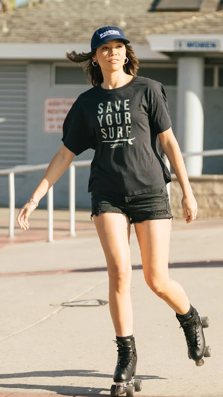 Womens Save Your Surf Boyfriend Tee