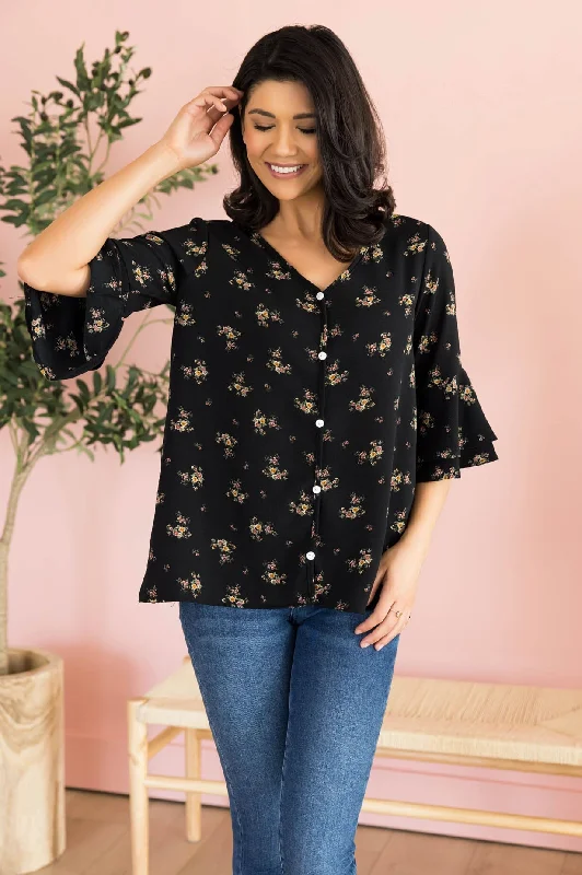 Abundant Joy Modest Blouse