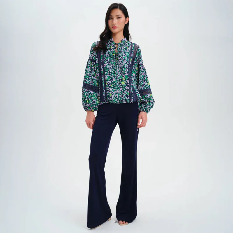 Ginny Blouse Print Flat Viscose Crepe