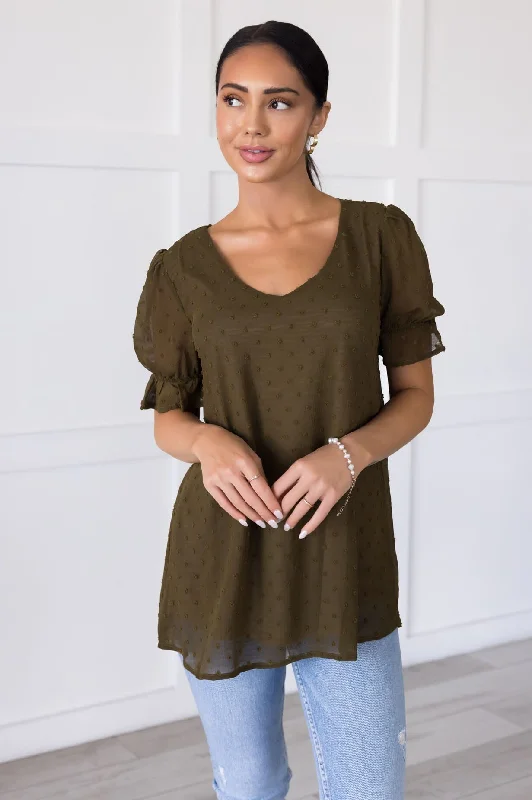 Eager Love Modest Blouse