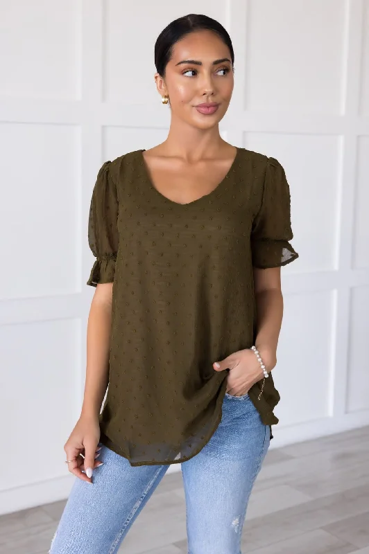 Eager Love Modest Blouse