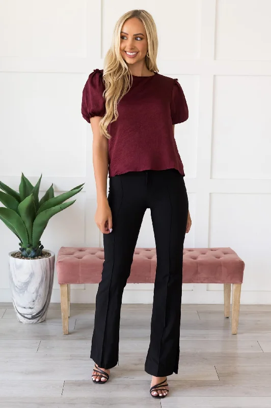 Joyous Puff Sleeve Blouse