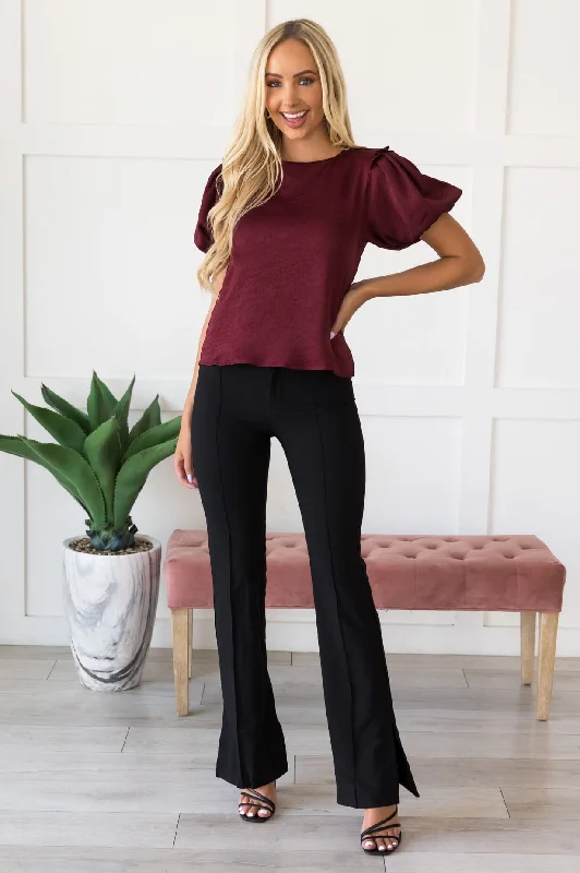 Joyous Puff Sleeve Blouse