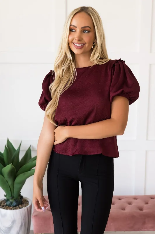 Joyous Puff Sleeve Blouse