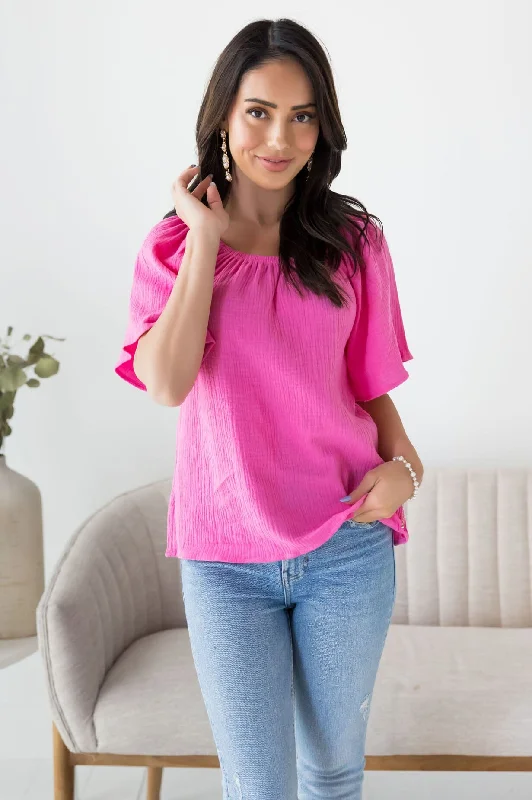 Lovely Lessons Textured Blouse