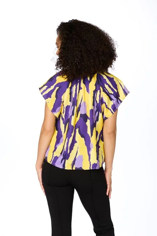 LSU Tigers Women's Abstract Blouse