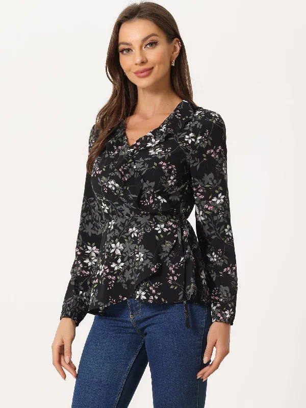 Black-Floral / XL