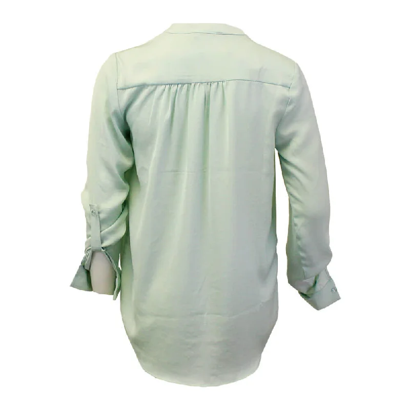 Renuar Airflow Long Sleeve Blouse - Fresh Mint