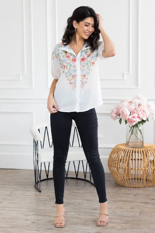 She's Grace Floral Blouse