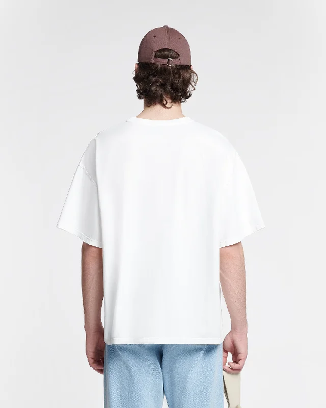 Wren - Embroidered Cotton-Jersey T-Shirt - Off White