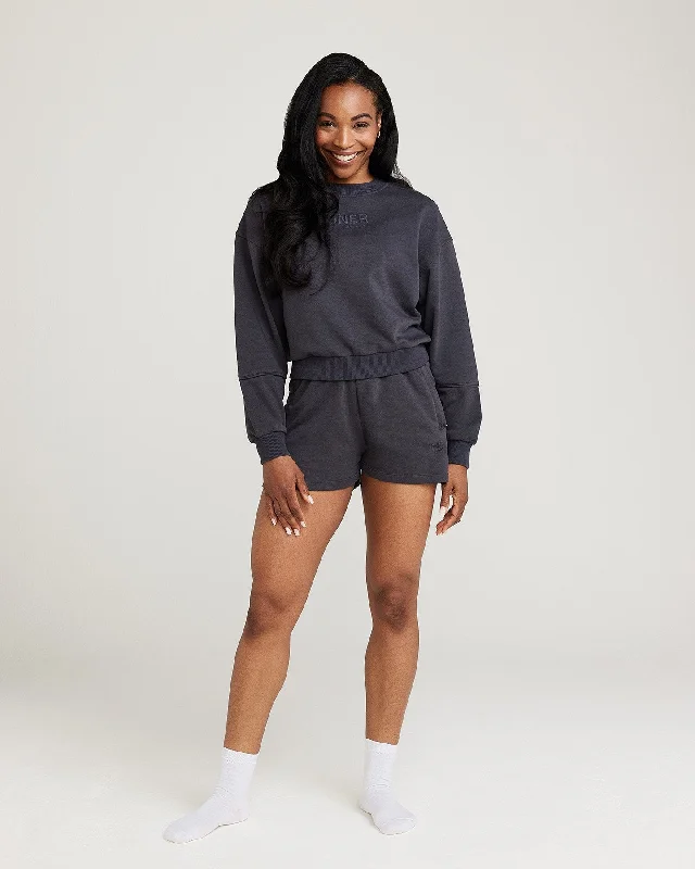 Classic Lounge Crew Neck | Coal