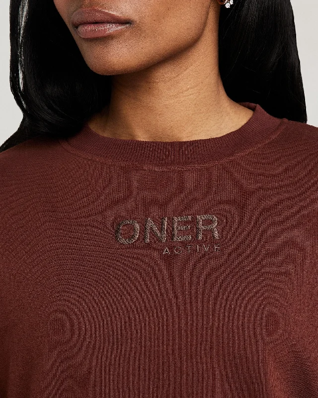 Classic Lounge Crew Neck | Deep Cocoa