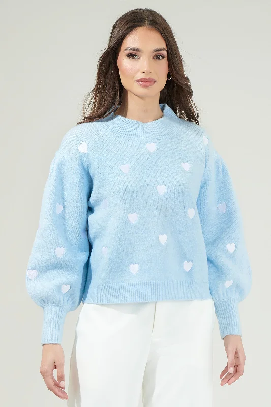 Cross My Heart Embroidered Sweater