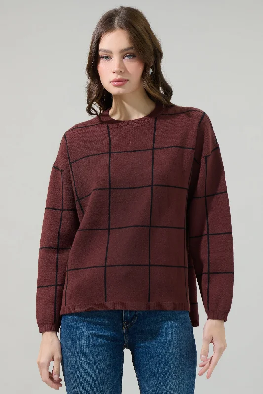 Dansby Window Pane Sweater