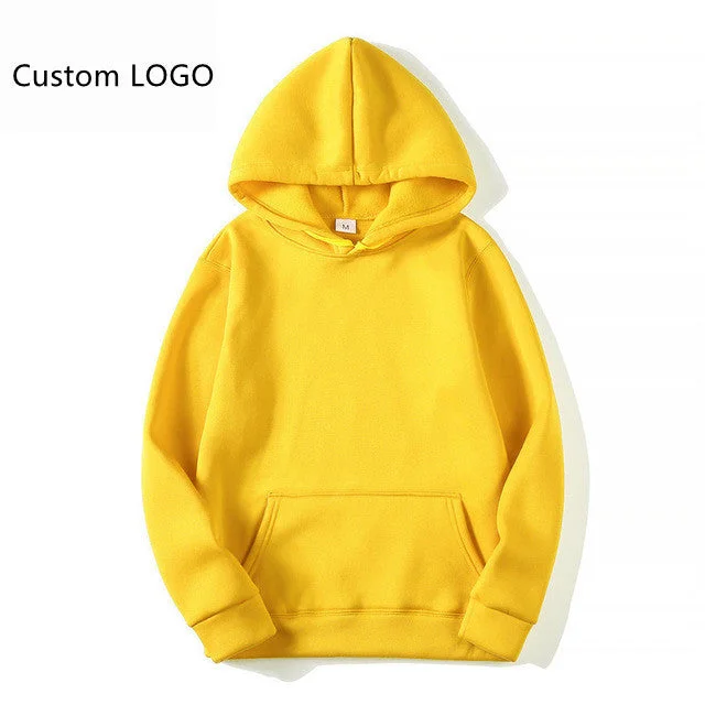 Hoodies Custom Logo Fashionable Ladies Plain Sweatshirts Unisex Plus Size Autumn Winter Women's Hoodies