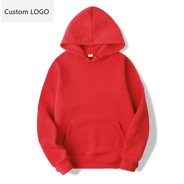 Hoodies Custom Logo Fashionable Ladies Plain Sweatshirts Unisex Plus Size Autumn Winter Women's Hoodies