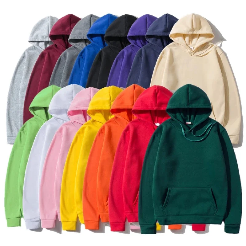 Hoodies Custom Logo Fashionable Ladies Plain Sweatshirts Unisex Plus Size Autumn Winter Women's Hoodies