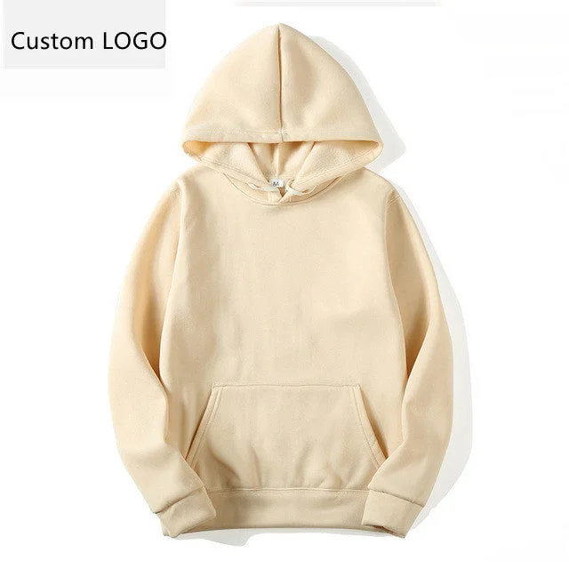 Hoodies Custom Logo Fashionable Ladies Plain Sweatshirts Unisex Plus Size Autumn Winter Women's Hoodies