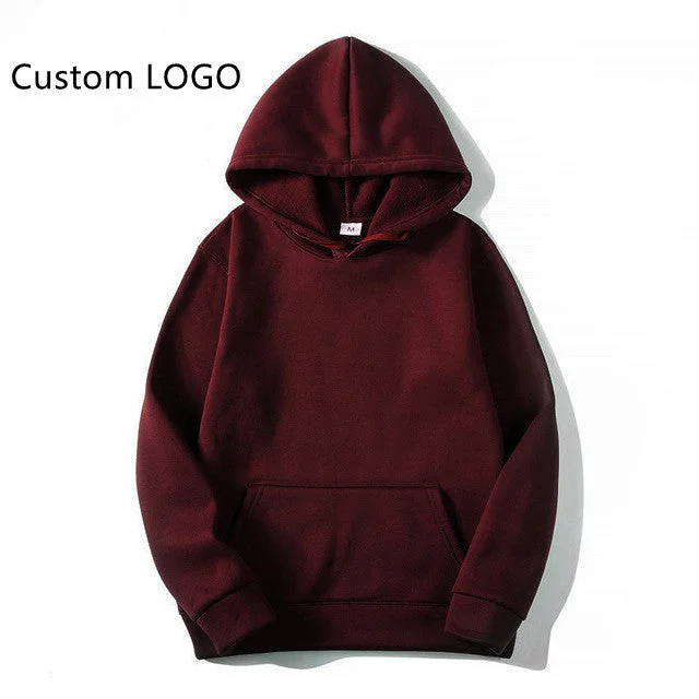 Hoodies Custom Logo Fashionable Ladies Plain Sweatshirts Unisex Plus Size Autumn Winter Women's Hoodies