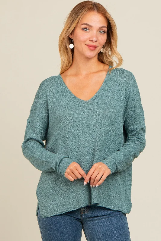 Jade V-Neck Basic Sweater