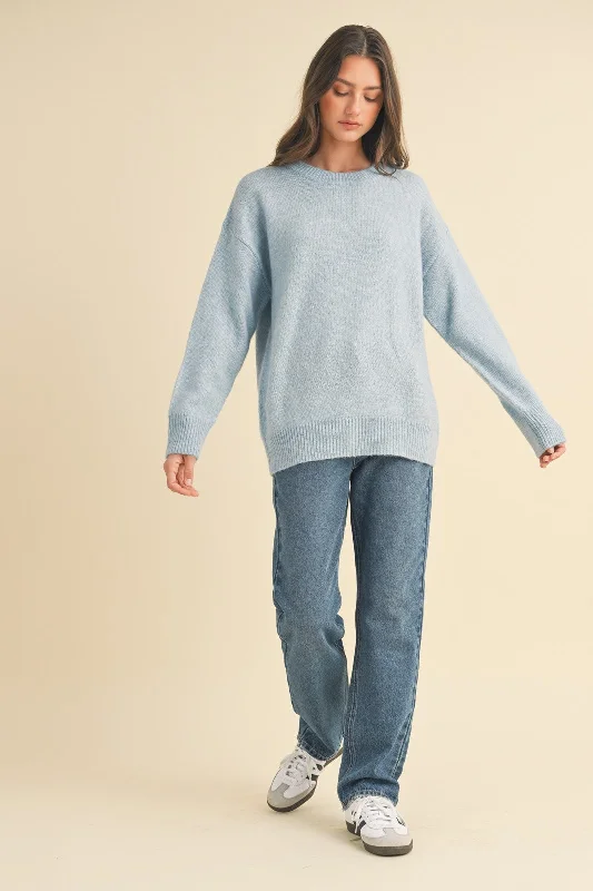 Light Blue Basic Sweater