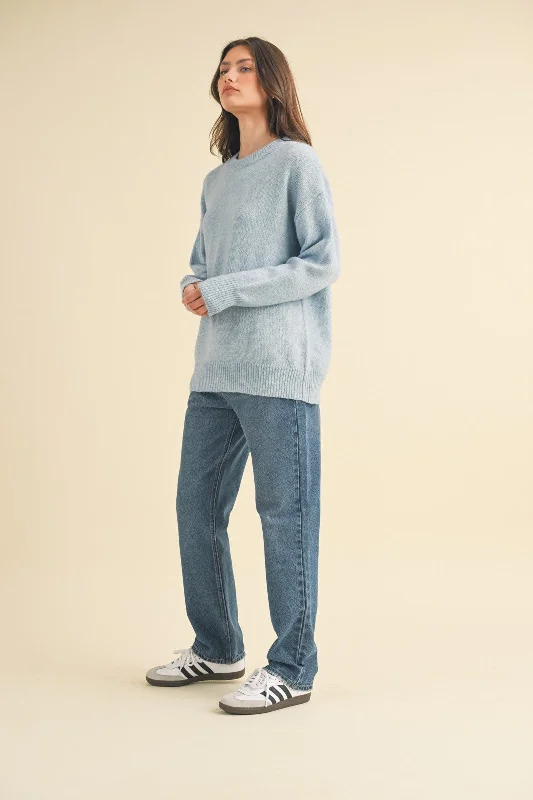 Light Blue Basic Sweater