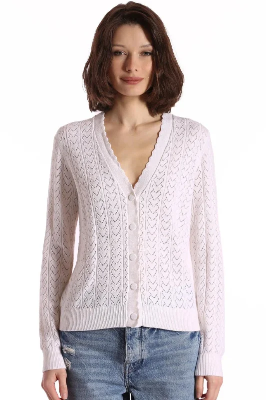 Minnie Rose Cotton Cashmere Heart Sweater