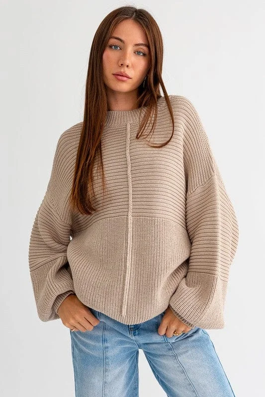 Ribbed Knitted Sweater *Online Only*