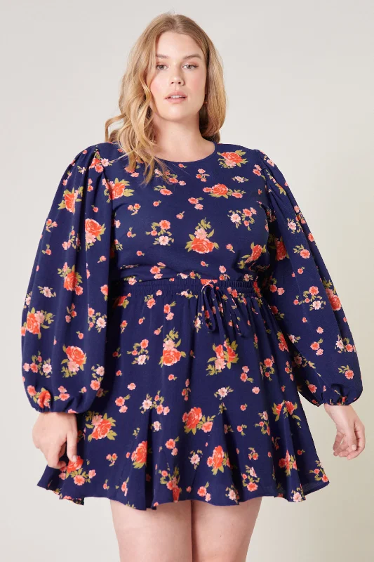 Roseanne Floral Paradise Valley Long Sleeve Top Curve